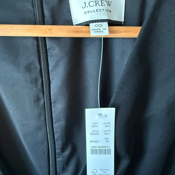 J. Crew Collection Key Hole Puff Sleeve Dress NWT - Picture 4 of 4